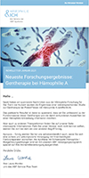 Newsletter HÄMOPHILIE & ICH